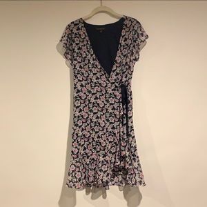 Banana Republic Floral Wrap Dress